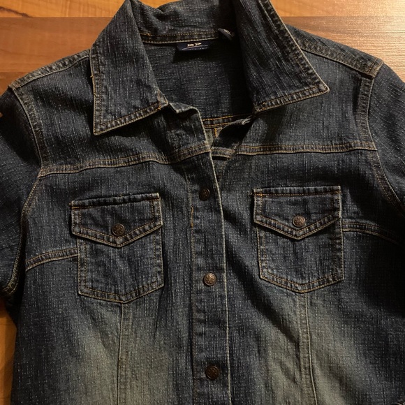 Baileys Point distressed jean jacket - Picture 2 of 7